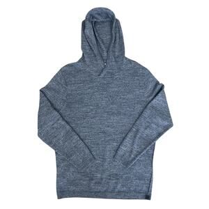 The Normal Brand Hooded Pullover Sweater Gray Men's Size Large Classic Heritage